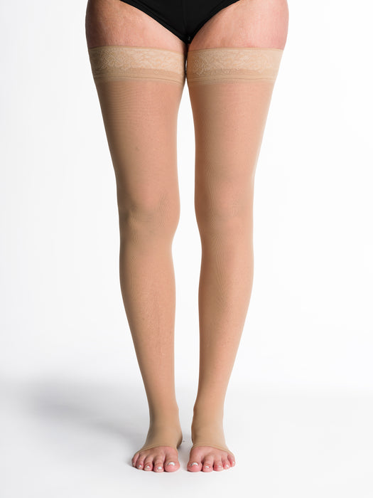 Sigvaris Sheer (Formerly 780 EverSheer) Women's Thigh High  30-40mmHg-Open Toe