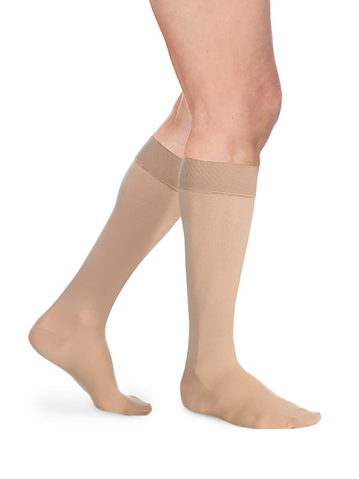 Sigvaris Opaque (Formerly 860 Select Comfort) Men's Knee High w/ Silicone 30-40mmHg-Closed Toe