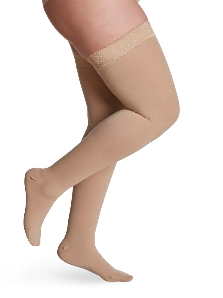 Sigvaris Opaque Women's Thigh High  20-30mmHg-Closed Toe