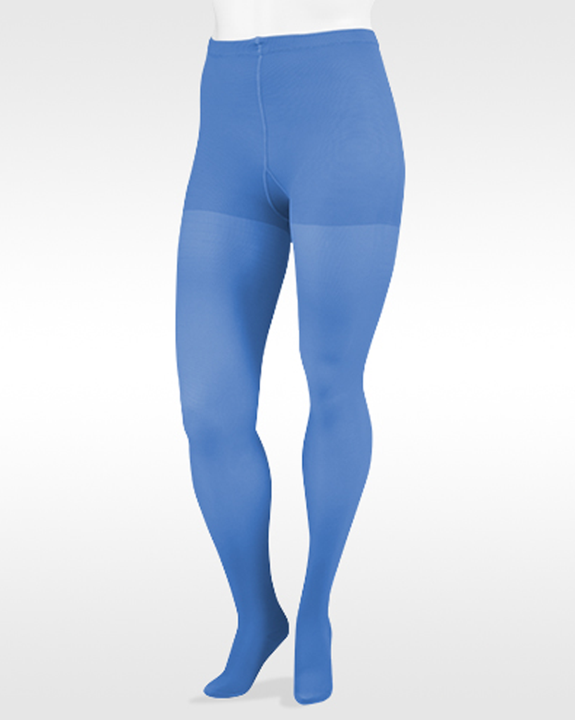 Adult Thick Translucent Tights Blue