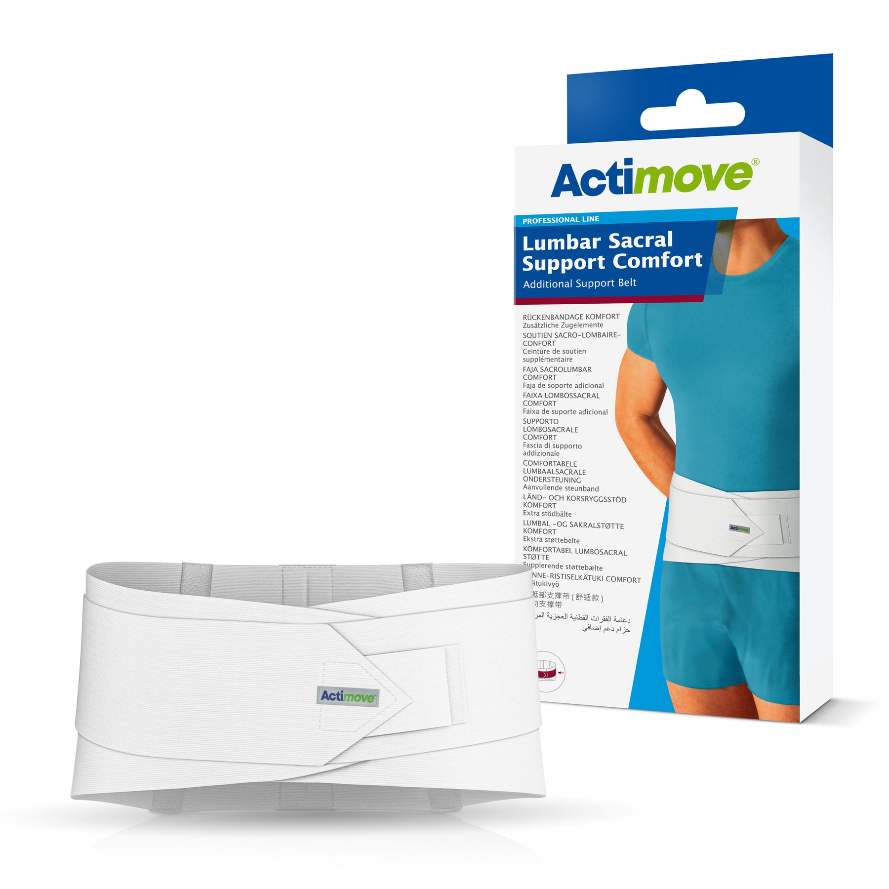 Actimove® Lumbar Sacral Support Comfort with Additional Support Belt W