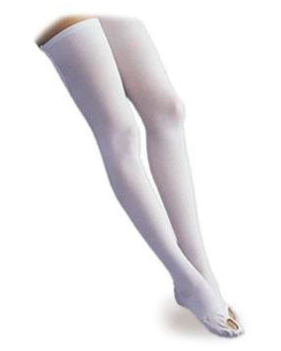 Anti-Embolism Stockings - Thigh High / Open Toe - 18mm Hg Compression
