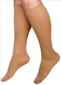 Zipper Compression Socks Men & Women - 2 Pairs Of 15-20mmhg Closed Toe  Compression Socks Knee High,Suit For Running, (Small/Medium (2 Pair), Beige)