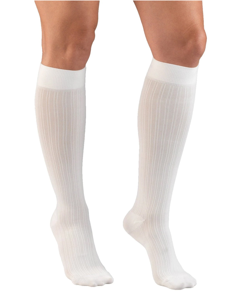 TruForm Classic Medical Thigh High Compression Stockings 20-30mmHg / Unisex  Closed Toe 8868