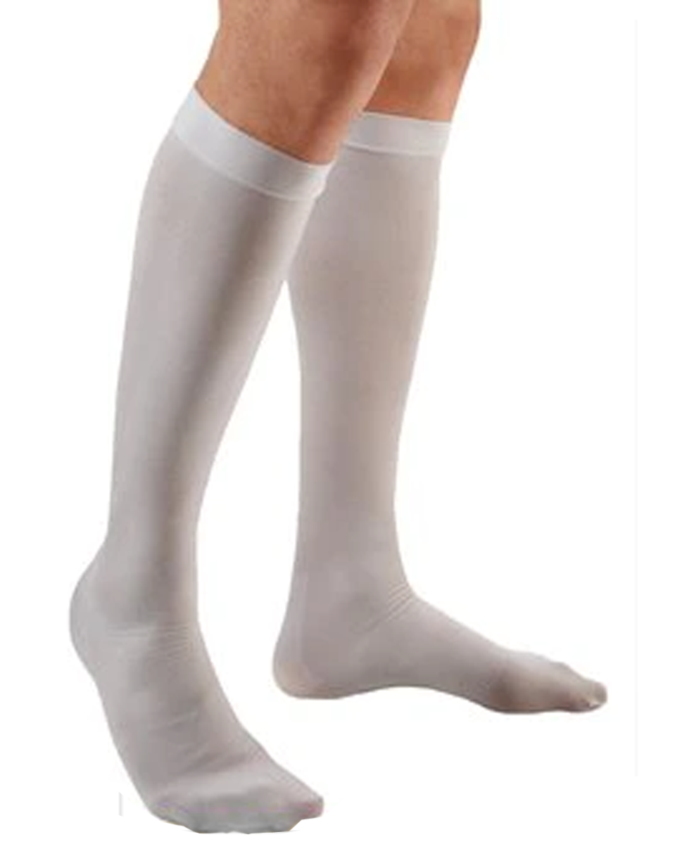 Truform Anti-embolism Stockings, 18 mmHg, Knee High, Open Toe