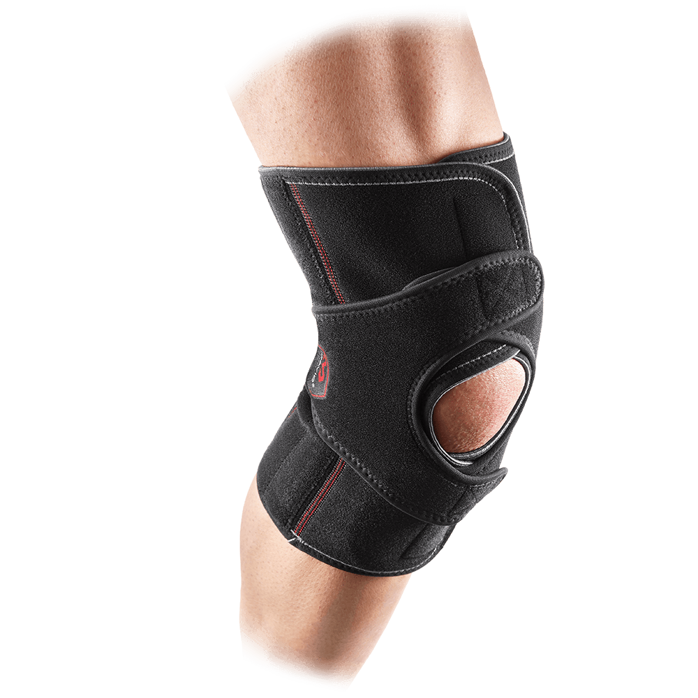 Dynamic Gear Open Patella Knee Brace, Dual Aluminum Stability